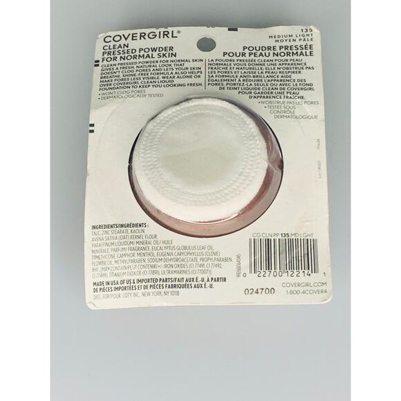 COVERGIRL Clean Pressed Powder Normal Skin, Medium Light - Picture 3 of 3